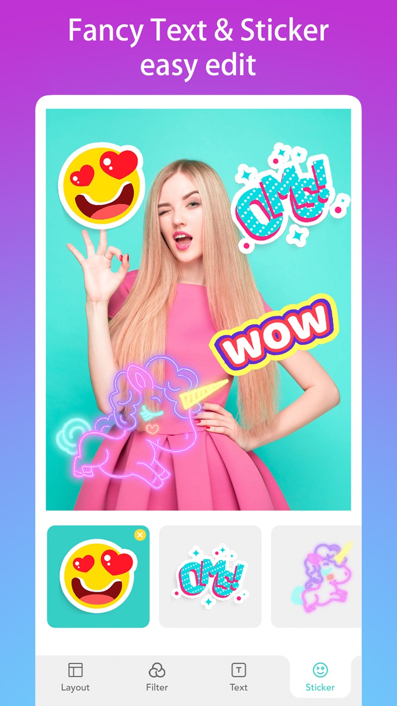 App screenshot — export